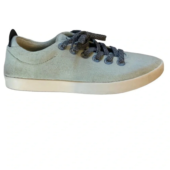Allbirds Wool Piper Lichen Running Shoes  Light Green Training Sneakers 9 - Picture 1 of 11